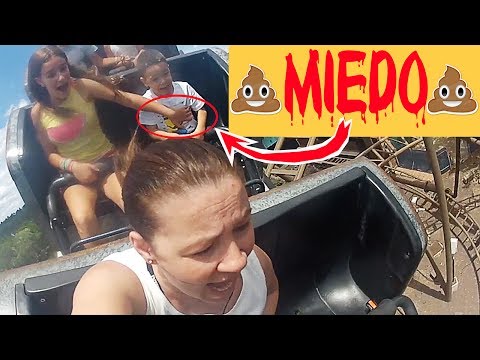 ¡Nos MORIMOS de MIEDO en el TREN DE LA MINA! VLOG PARQUE DE ATRACCIONES
