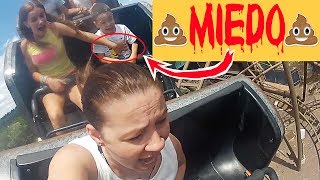 ¡Nos MORIMOS de MIEDO en el TREN DE LA MINA! VLOG PARQUE DE ATRACCIONES