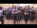 Wits Students Protest Topless Against Police