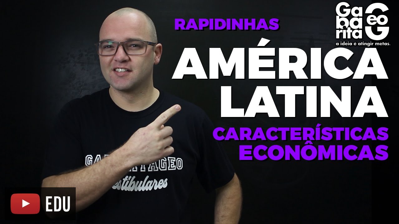 AMÉRICA LATINA - Aspectos Econômicos - Geografia | Rapidinhas 077