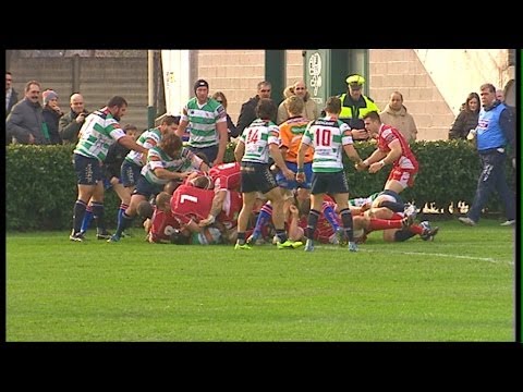 Kirby Myhill Try from rolling maul - Benetton Treviso v Scarlets 8th February 2014