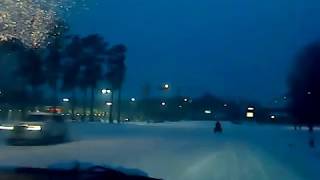 preview picture of video 'Driving in the snow Gastonia, NC'