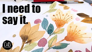 Why I lost all my friends when I started to paint watercolor online