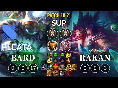 DRX Pleata Bard vs Rakan Sup - KR Patch 10.21