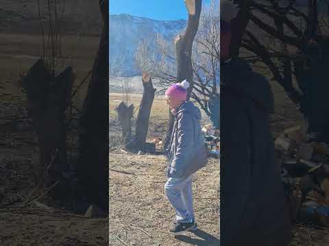 GRACIELA VICENTE CAMINANDO CERCA DE LAGUNA WILLMANCO // ESQUEL #chubut #patagonia