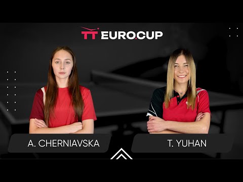 17:10 Alina Cherniavska - Tetiana Yuhan 08.05.2025 TT Euro.Cup Women Ukraine Star. TABLE 3