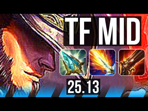 TWISTED FATE vs GALIO (MID) | 13/4/19, Godlike | NA Master | 25.13