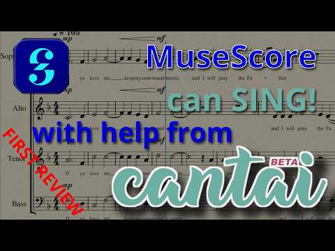 Lyrics playback in MuseScore? | Cantai first test review