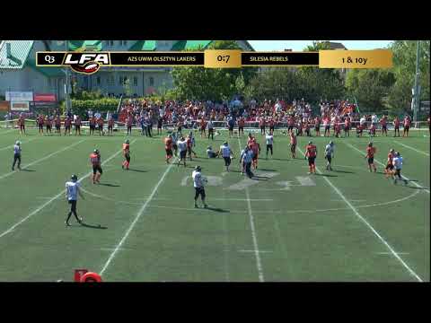 Skrót meczu AZS UWM Olsztyn Lakers - Silesia Rebels | 0:26
