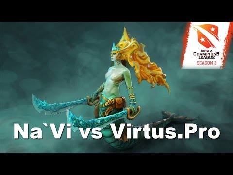 NaVi vs Virtus Pro 71 min marathon Dota 2 Champions League.