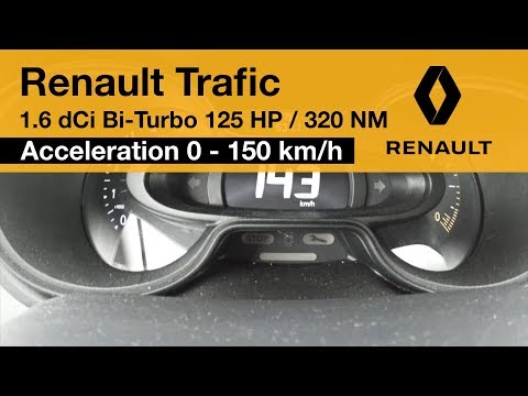 Thumbnail for Renault Trafic 1.6 dCi Bi-Turbo Acceleration 0 - 150 km/h by Renault Trafic