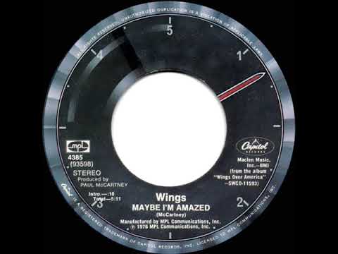 1977 HITS ARCHIVE: Maybe I’m Amazed - Wings (stereo 45)