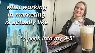 what working in marketing is ACTUALLY like (9-5 vlog)