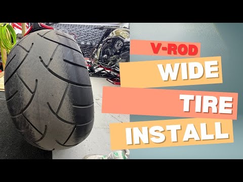 V-ROD Wide Tire Kit Installation Guide : STEP BY STEP TUTORIAL part 1 of 3