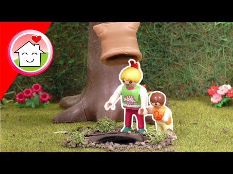Playmobil Familie Hauser - Die Falle im Garten - Geschichte mit Anna und Lena