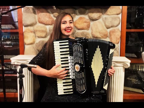 6383 - Black Titano Grand Piano Accordion LMH 41 120 $1499