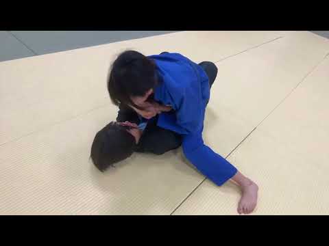 女子柔術スパーリング