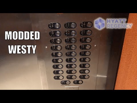 Modded Westinghouse Traction Elevators - Hyatt Regency in Miami, FL