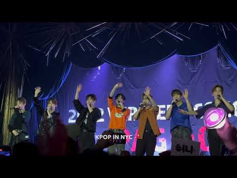 VERIVERY 베리베리 CONCERT PAGE : O in NEW YORK 2022.09.18: ENDING MENT [fancam 직캠]