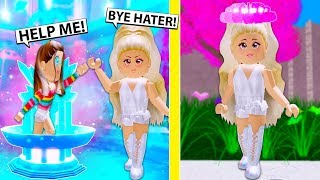 I Threw My Hater Into The Fountain And Got The Valentinesday HALO! (Roblox)