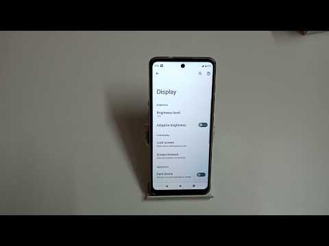 how to discrees display size in motorola g31 mobile