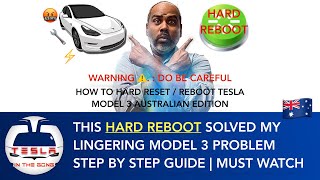 How to HARD RESET Tesla Model 3 | Step by Step GUIDE