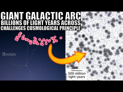 Giant Arc 3.3 Billion Light Years Long That Shouldn't Really Exist