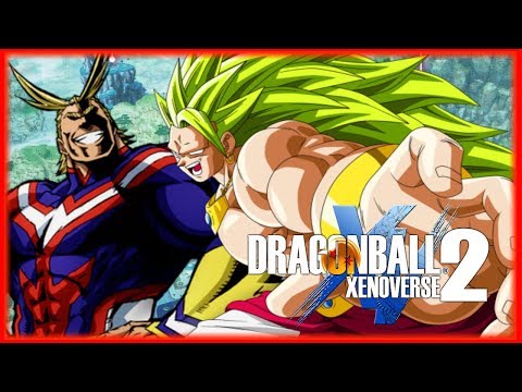 Allmight Vs Legendary Super Saiyan 3 Broly! Xenoverse 2 MODS
