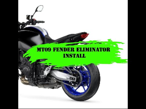 New Rage Cycles Installation - Yamaha MT09 Fender Eliminator