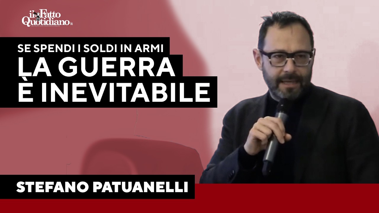 Patuanelli: "Se spendi soldi in armi la guerra diventa un fatto inevitabile"