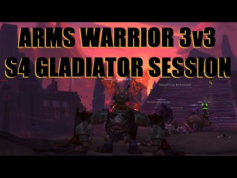 2400+ Arms/Destro/MW 3v3 to GLADIATOR! (Full 10-0 Session) - WoW BFA 8.3 PvP Season 4