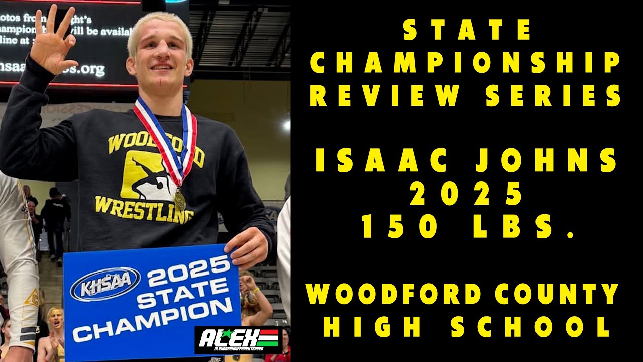 State Wrestling Championship match review w/ Isaac Johns (Woodford County; 2025 150 lbs.)