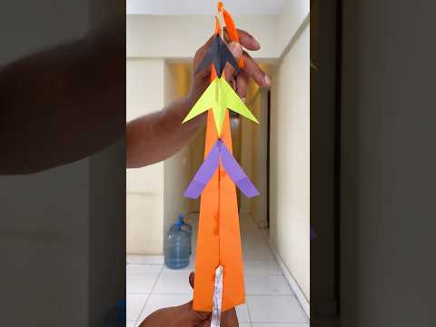 Warrior Rocket Origami Paper Plane Flights