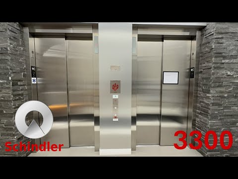 Instant Leveling! Schindler 3300 MRL Traction Elevator - Library & City Hall • Manassas Park, VA