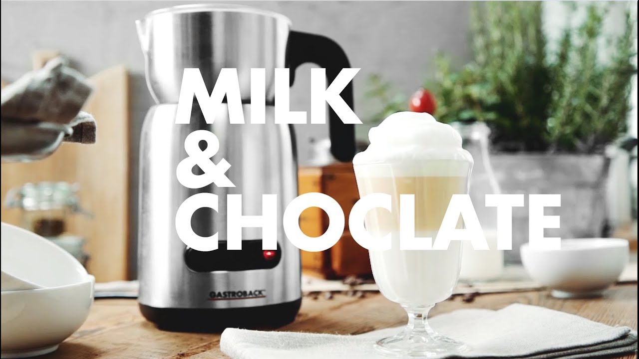 Gastroback Milchschäumer Design Milk & Chocolate Advanced Silber