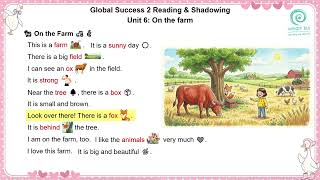 Unit 6 luyện nghe đọc shadowing