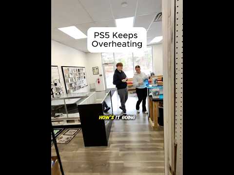 PS5 KEEPS OVERHEATING!!! #brokenfix #smartphone #gaming #problemfix #cellphone #tech #mobilephone