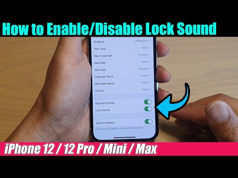 iPhone 12/12 Pro: How to Enable/Disable Lock Sound