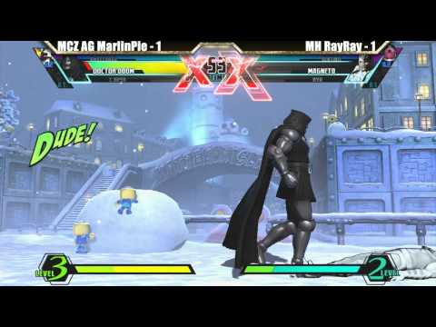 UMVC3 MCZ AG MarlinPie vs MH RayRay - Chris Matrix Raw Skills Challenge