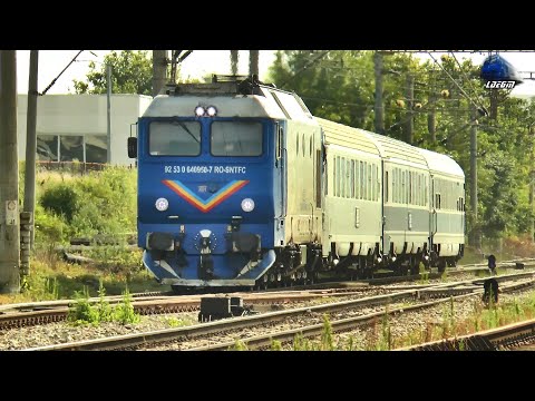 Trenul Baia Mare-Cluj Napoca-Brașov-București Nord Train în Gara Cluj Napoca Est - 02 August 2024