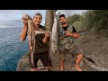 Hawaiian Style Cliff Fishing Boar Hunting And Spearfishing