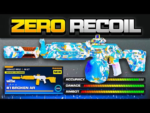 the BEST *BROKEN* META LOADOUT in Warzone after the NEW UPDATE! (Best AK 27 Class Setup)