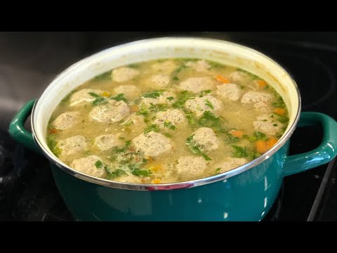 Romanian food - How I prepare the perfect meatballs soup - delicious and healthy