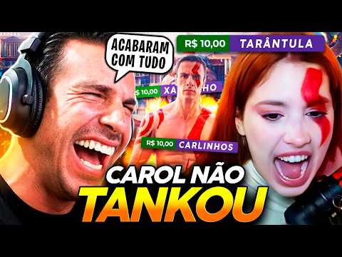 SUPER XANDÃO REAGINDO a CAROL BALDS SOFREU ATAQUE COORDENADO no GOD OF WAR e SURTOU KKKKKKKKKK