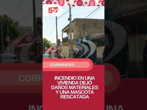 🔥Incendio en una propiedad en #Corrientes