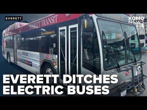 Everett ditching electric bus fleet for diesel power