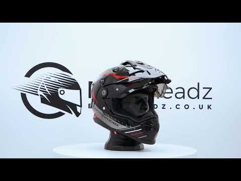 360 OF THE SCORPION ADF 9000 FEAT BLK/SIL/RED @BikerHeadz