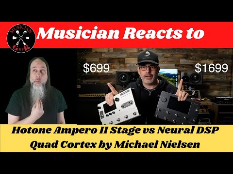 Musician Reacts To Hotone Ampero II Stage vs Neural DSP Quad Cortex @BigHairyGuitars