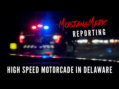 Il convoglio 95N si ritiene sia il corteo del presidente Biden diretto alla polizia di Washington...