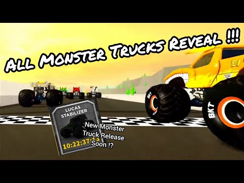 Roblox Car Dealership Tycoon | All Monster Trucks Reveal !!!